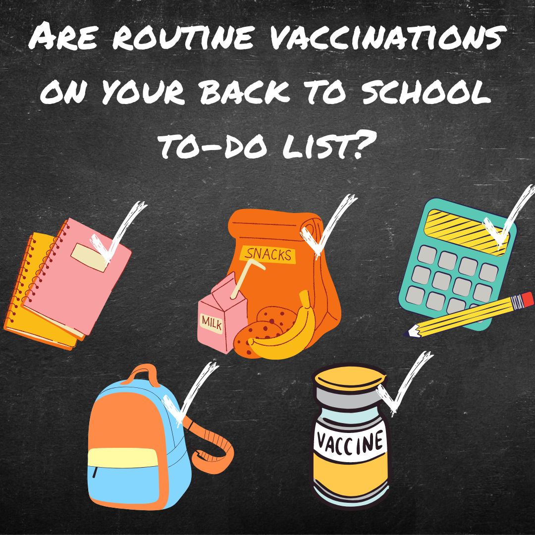 Immunization Checklist graphic image